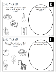 Exit Tickets Letter Sounds Letter Sounds Exit Tickets Lettering