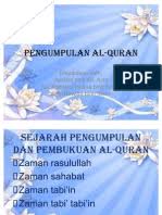 Al quran juga menceritakan sejarah atau kisah masa lalu. Penurunan Al Quran Handout