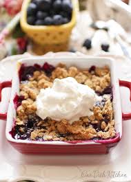 —lynn marie frucci, pullman, washington. Easy Blueberry Crumble For One One Dish Kitchen