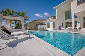 Pool coping,pool pavers stone pool coping,pool paver,pool mosaic. Aspen White Marble Pavers Modern Deck Miami By Stonehardscapes Llc Houzz