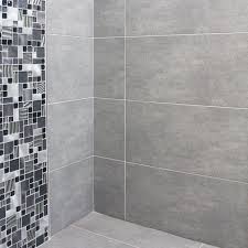 Grey grout is a much more forgiving colour than bright white and won't show dirt up quite as much. 60x30 Viva Light Grey Tile Choice