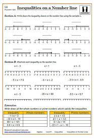 Walk through these inequalities worksheets to practice solving and graphing inequalities on a number line, completing inequality study the graph, and construct the inequality that best describes it. Cazoom Maths Worksheets Printable Maths Worksheets