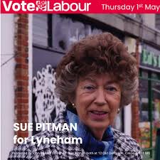 Chippenham CLP is pleased to announce that Sue Pitman will be standing for  Lyneham in the Wiltshire Council Election. Sue is a driving instructor and  has been a local councillor previously, before