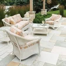 Lloyd Flanders Nantucket 7 Piece Wicker Dining Set Lf Nantucket Set1 Wicker Patio Set Outdoor Wicker Lounge Chairs Lloyd Flanders