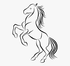 16 5 15 4cm fashion flames horse decorative car sticker vinyl bumper. Gambar Kuda Hitam Putih Keren Hd Png Download Kindpng