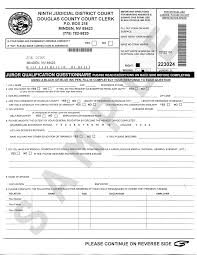 Jury duty entails summoning an individual to the court to serve as a juror and provide his/her opinion about the guilty person, whose case is in a trial in the court. Juror Information Douglas County District Court