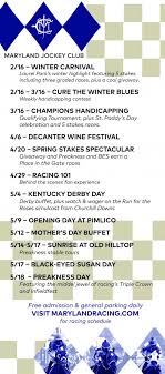 The middle jewel of the triple crown finds its home at pimlico race course in maryland and is traditionally run on. 2019 Events Laurel Park
