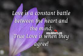 True Love Is When The Heart And The Mind Agree Idlehearts