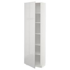 Veja mais ideias sobre casa de banho, ikea, ikea portugal. Metod Armario Alto C Prateleiras Branco Ringhult Cinz Clr 60x37x200 Cm Ikea