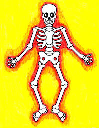Coat the palm of your hand with a nice even layer of white tempera paint. How To Draw A Skeleton Art Projects For Kids