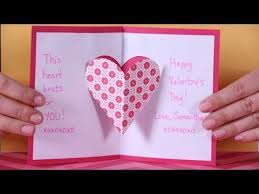 Using small stamps like these to decorate the love bugs and sliding the lollipops through the slits are wonderful exercises for little hands. Valentine S Day Heart Pop Up Card Youtube