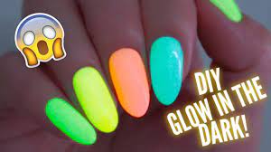 Natural glow in the dark polishes can glow without an active source of uv light and would light up in the dark. Diy Glow In The Dark Nail Polish Youtube