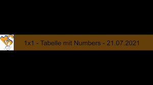 Tabelle kleines 1×1 zum ausdrucken in türkies. 1x1 Tabelle Mit Numbers Auf Dem Ipad Erstellen Youtube