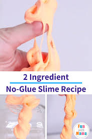 Then, add two teaspoons of tapioca flour. No Glue Slime Recipe 2 Ingredient Slime Fun With Mama
