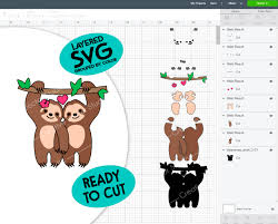 Download Sloth Svg Bundle Valentine S Day Creative Vector Studio