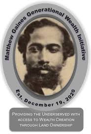 The Matthew Gaines Generational Wealth Initiative