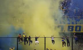 Argentinian fans in rio de janeiro , brasil. Boca Juniors River Plate Game Marred By Violence Photos