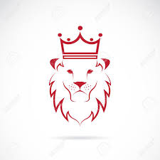 Lion Crowned On White Background Small Lion Tattoo Simple Lion Tattoo Lion Tattoo Design