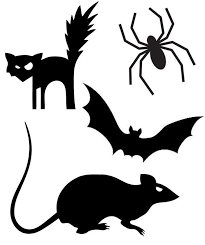 Diydumercredi Les Silhouettes D Halloween Club Des Parents Pochoirs Halloween Dessin Araignee Dessin Halloween