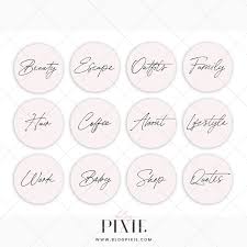 Maybe you would like to learn more about one of these? Instagram Highlight Icons Handwritten Blush Blog Pixie