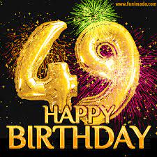 Happy 49th Birthday Animated Gifs Download On Funimada Com