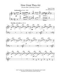 Score exchange has two methods to display previews of music: How Great Thou Art