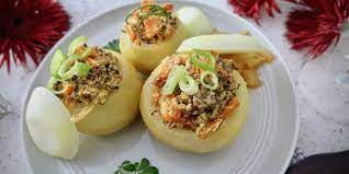 Beef Stuffed Kohlrabi A Light Summer Meal Light Summer Meals Kohlrabi Recipes Kohlrabi