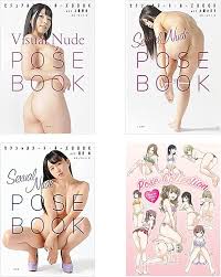 Amazon.com: Visual Nude Pose Book act Ai Uehara , Hibiki Otsuki , Hatsuki  Nozomi with Pose Collection: futami: Books