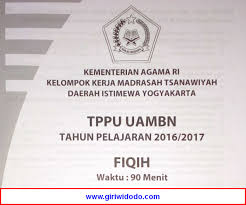 Soal Tppu Uambn Mts Diy 2017 Fiqih Giri Widodo
