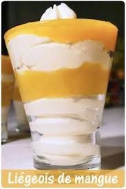 Liegois De Mangue Et Mascarpone Chefnini Recette Mangue Dessert Mangue Desserts Aux Fruits