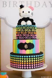 I think jesi haack design deserves a standing ovation for this little smog shoppe number. Hello Kitty Birthday The Cake Blog