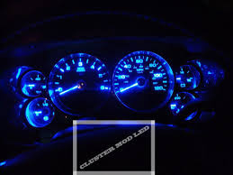 2010 Chevrolet Silverado Sierra Cluster Led Mod All Blue Back Lighting System Check L Truck Interior Accessories Chevy Silverado Accessories Chevy Accessories