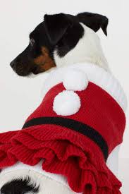 Knit Dog Dress Red Ladies H M Us Dog Dresses Christmas Dog Vintage Dog