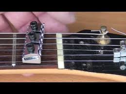 how to install a locking nut floyd rose style youtube