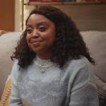 WornOnTV: Janine's circle print midi dress