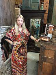 Bohemian Womens Cover Up Kaftan Dress Bohemian Moroccan Kaftan Beach Cover Up Kaftan Dress Womens Boho Dresses Evening Wear