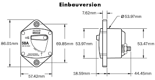 Some manufacturers of electrical panels have removable knockouts or plates at these locations, but the panel itself lacks provisions to mount a circuit breaker.2 x research source. Blue Sea Buss Sicherungsautomat Mit Schaltfunktion 100 Klabautershop