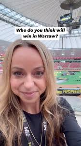 Who’s your money on?, It’s round 2 of the @speedwaygp inside the amazing  @pgenarodowy stadium, live