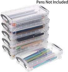 Amazon Com Art Supply Storage Office Products Pencil Storage Art Supplies Storage Pencil Boxes