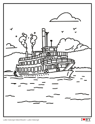 You will probably have a lot of fun with these coloring pictures of boats! Family Friendly Activities I Coloring Pages From New York State