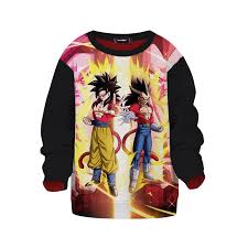 Broly was released and served as a retelling of broly's origins and character arc, taking place after the conclusion of the dragon ball super anime. Dragon Ball Z Goku Vegeta Super Saiyan 4 Kids Sweatshirt Saiyan Stuff