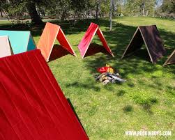 From style my party via kara's party ideas. Camping Birthday Party Decorating Ideas