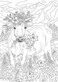 Cow coloring pages free printable. Cow Coloring Pages For Adults B111 Coloring Pages Public