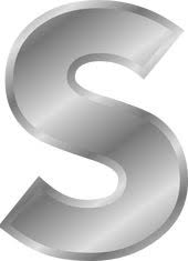 Silver Letter S S Alphabet Alphabet Png