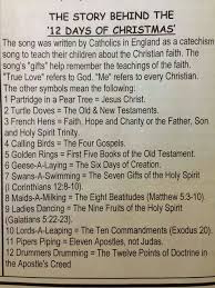 12 Days Of Christmas Meaning What I Ve Been Trying To Tell You Guys About Christmas Poems Christmas Program Christmas Celebrations