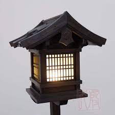 Japanese Style Lantern Made Of Solid Fir Wood Wl2 Etsy In 2021 Wooden Lanterns Japanese Garden Lanterns Japanese Lanterns