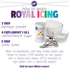 This simple royal icing by bridget edwards of bake at 350 is made with pasteurized egg whites instead of meringue powder. Facebook