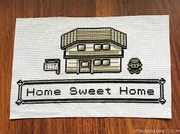 Pokemon Home Sweet Home Cross Stitch Pattern Lord Libidan