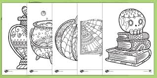 Spooky coloring book for kids scary halloween monsters, witches and ghouls coloring pages for kids to color, hours of fun guaranteed! A Magical Muddle Mindfulness Colouring Pages Halloween Story