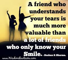 A Friend Who Understands Your Tears Wisdom Quotes 4 U Forever Quotes Best Friend Quotes Bff Quotes